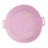 Forma Reutilizável de Silicone Rosa para Airfryer 16cm - 2