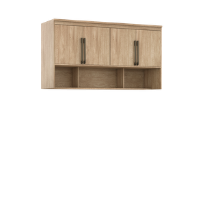 Módulo Aéreo para Cama Queen MDF Lotus Belmax:Carvalho