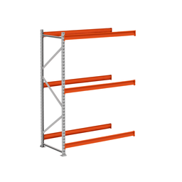 Mini Porta Pallet Continuação 250kg com 3 Longarinas 2,00 X 1,20 X 0,60 com Bandeja de Madeira - Ult - 3