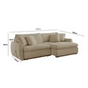 Ver imagem 2 de Sofá Cama Retrátil e Reclinável Inova 190 Cm Braço 15 Cm Meu Sofá Online