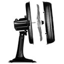 Ver imagem 7 de Ventilador de Mesa 40 Cm Turbo 10 Pás 150w Oscilante 3 Velocidades Preto Ventisol