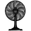 Ver imagem 3 de Ventilador de Mesa 40 Cm Turbo 10 Pás 150w Oscilante 3 Velocidades Preto Ventisol