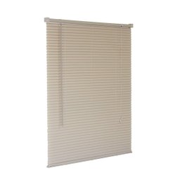 Persiana Horizontal PVC Bege 60 (L) x 80 (A) cm Cortina Completa C/ Kit de Instalação 0,60 x 0,80 - 1