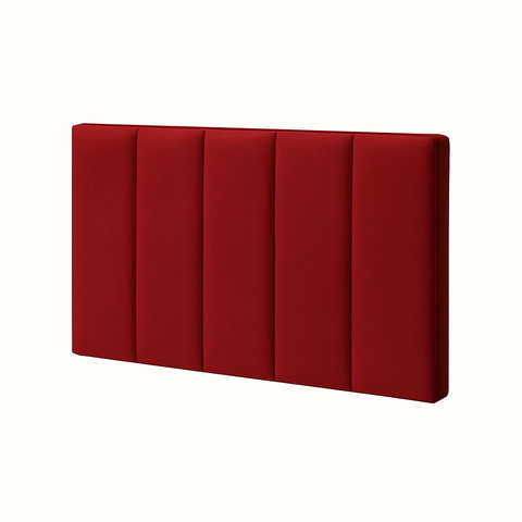 Placa Encosto Canto alemão 45x60x7CM Ripado Suede Complemento Estofado L Acento Mesa Sala de Jantar