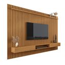 Ver imagem 2 de Painel Ripado com Rack Suspenso para Tv até 75 Polegadas - Natureza Veridian Shop Jm