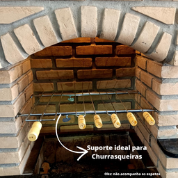 Suporte Extensor Para Churrasqueira Grelhas Espetos - 4