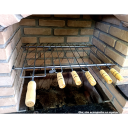 Suporte Extensor Para Churrasqueira Grelhas Espetos - 6