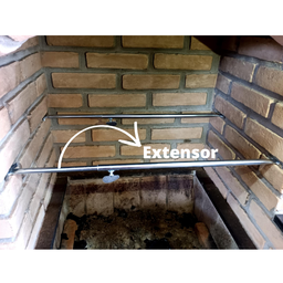 Suporte Extensor Para Churrasqueira Grelhas Espetos - 3