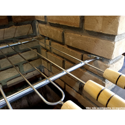 Suporte Extensor Para Churrasqueira Grelhas Espetos - 5