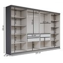 Ver imagem 4 de Guarda-roupa Casal Odisseia 8 Portas 4 Gavetas - Panorama Móveis