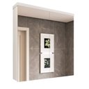 Ver imagem 2 de Armário de Banheiro 80cm 02 Portas com Espelho Ref 801 - Branco