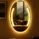 Ver imagem 4 de Espelho Oval 70x50cm Touch Led 3000k Avalon