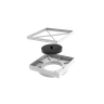 Ralo Invisível Sifonado 15x15 Branco Banheiro modelo Porcelanato Colar Piso com Caixa Sifonada 100 - - 5