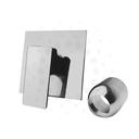Ver imagem 3 de Kit Ducha Quadrada 20x20 Slim com Desviador e Acabamento para Registro Monocomando Base Deca Cromado