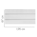 Ver imagem 2 de Painel Estofada Argentina 195cm King Size Para Cama Box Quarto Corino Branco - Gat Magazine