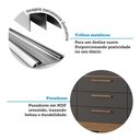 Ver mais imagens de Guarda-roupa Casal 3 Portas de Correr 9 Gavetas 194,40cm Morretes Santos Andirá