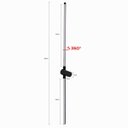 Ver imagem 3 de Arandela LED de Parede Lina 90cm Preta 10W 3000k 800LM Moderna Nordecor 2751 ST3290