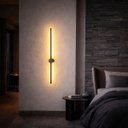 Ver imagem 2 de Arandela LED de Parede Lina 90cm Preta 10W 3000k 800LM Moderna Nordecor 2751 ST3290