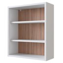 Ver imagem 4 de Gabinete e Armario com Espelho para Banheiro B95 Branco Montana Novam Branco Montana