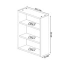 Ver imagem 6 de Gabinete e Armario com Espelho para Banheiro B95 Branco Montana Novam Branco Montana