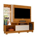 Ver imagem 4 de Estante para TV e Home Theater até 60 Polegadas 200cmx178,5cm 2 Portas Frizz Plus Branco Cinamomo/Off White