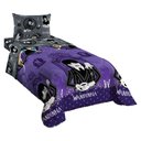 Ver imagem 1 de Edredom Solteiro Lepper Wandinha Microfibra Dupla Face Estampado Roxo