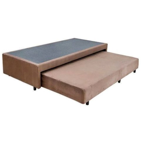 Bicama Solteiro Colchão Conjugado com Cama Auxiliar 5cm