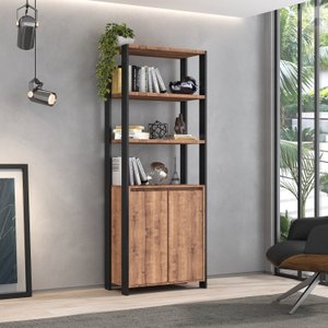 Estante Industrial 2 Portas 3 Prateleiras M113 183cmx70cm