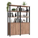 Ver imagem 2 de Estante Industrial 4 Portas 8 Prateleiras M114 183cmx140cm