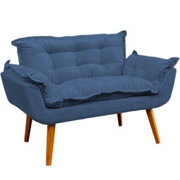 Kit Namoradeira Decorativa + 2 Poltronas Reforçadas Para Amamentação Suede - 2