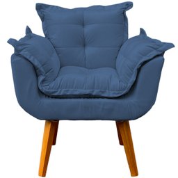 Kit Namoradeira Decorativa + 2 Poltronas Reforçadas Para Amamentação Suede - 5