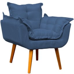 Kit Namoradeira Decorativa + 2 Poltronas Reforçadas Para Amamentação Suede - 4