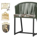 Ver imagem 4 de Mesa com 4 Cadeiras e Noronha Estofado 6 Trama Original Verde