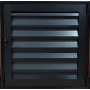 Ver imagem 2 de Abrigo / Alçapão 60cm Altura X 60cm Largura Alumínio Preto