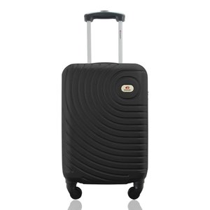 Mala de Bordo Viagem 10kg Rodas 360º Rígida Abs Cadeado Segredo Gladiador A7mb:preto
