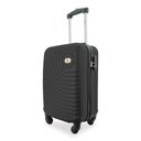 Ver imagem 2 de Mala de Bordo Viagem 10kg Rodas 360º Rígida Abs Cadeado Segredo Gladiador A7mb:preto