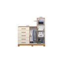 Ver imagem 4 de Cômoda com Espelho 5 Gavetas 2 Portas New Master