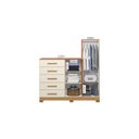 Ver imagem 7 de Cômoda com Espelho 5 Gavetas 2 Portas New Master