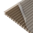 Ver imagem 2 de Chapa de Policarbonato Alveolar Bronze 6mm - 1,05m X 6,00m - Smart