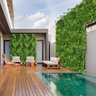 Painel com Folhagens Verdes Artificiais Premium Realistas 5m² Ideal para Parede de Jardim Vertical - 2