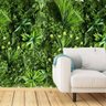 Painel com Folhagens Verdes Artificiais Premium Realistas 5m² Ideal para Parede de Jardim Vertical - 10