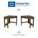 Ver imagem 7 de Escrivaninha Mesa Escritório de Canto com 1 Gaveta ME4172 Espresso Móveis