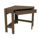 Ver imagem 4 de Escrivaninha Mesa Escritório de Canto com ME4172 1 Gaveta 76,5cm Espresso Móveis Nogal