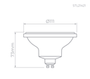Ver imagem 7 de Lâmpada Led Ar111 Pro 11w 2700k Bivolt 10° Stl21421/27