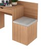 Escrivaninha 1 Gaveta com Puff Lateral 107,3x46,5cm ME4168  - 5