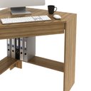 Ver imagem 5 de Escrivaninha Mesa Escritório de Canto com ME4169 1 Gaveta 76,5cm Espresso Móveis Amêndoa Marrom