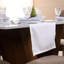 Ver imagem 2 de Caminho de Mesa Basic Liso 1 Peça 1,30m X 40cm Decorativo Tecido Oxford Palha 100% Poliéster