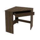 Ver imagem 4 de Escrivaninha Mesa Escritório de Canto com ME4169 1 Gaveta 76,5cm Espresso Móveis Nogal Marrom