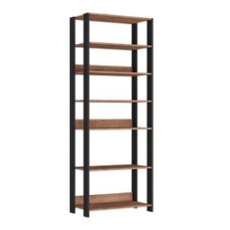 Estante Sapateira Multiuso Industrial 6 Prateleiras M121 Marrom/Preto/Solanum - 4 Estante Sapateira Multiuso Industrial 6 Prateleiras M121 Marrom/Preto/Solanum - 4
