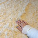 Ver imagem 6 de Tapete Artesanal Algodão Sala Quarto Cru Peludo Plush 150 x 200